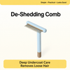 Long- and Short-Tooth Pet Rake Comb for Cats and Dogs