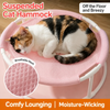 Round Elevated Pet Bed for Year-Round Lounging