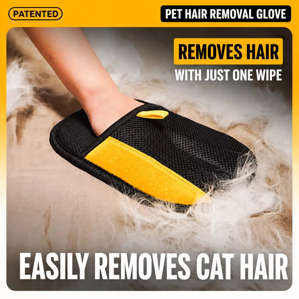 Pet Hair Removal Grooming Glove