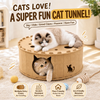 Donut Cat Scratcher Tunnel Bed