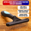 Long-Hair Dog Deshedding Rake