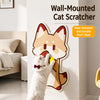 Wall-Mounted Self-Adhesive Cat Scratcher for Vertical Scratching