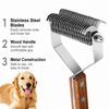 Double-Sided Deshedding Comb for Medium to Large Dogs & Cats