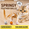 Feather Ball Teaser Toy for Cats