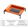 Elevated Faux Leather Pet Bed - p-00149