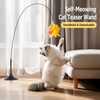 Suction Cup Cat Teaser Toy with Long Wand