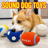 Squeaky Vinyl Dog Toy Balls for Small and Medium Dogs