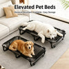 Foldable Elevated Dog Bed with Breathable Mesh