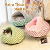 Semi-Enclosed Pet Bed for Cats and Small Dogs