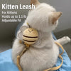 H-Style Kitten Harness and Leash Set for Small Pets