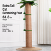 Large Vertical Sisal Cat Scratching Post & Climbing Tower