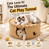 Donut Cat Scratcher Tunnel Bed