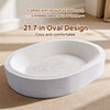 Oval Corrugated Paper Cat Scratcher Lounge