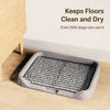 Elevated Dog Potty Tray with Steel Frame