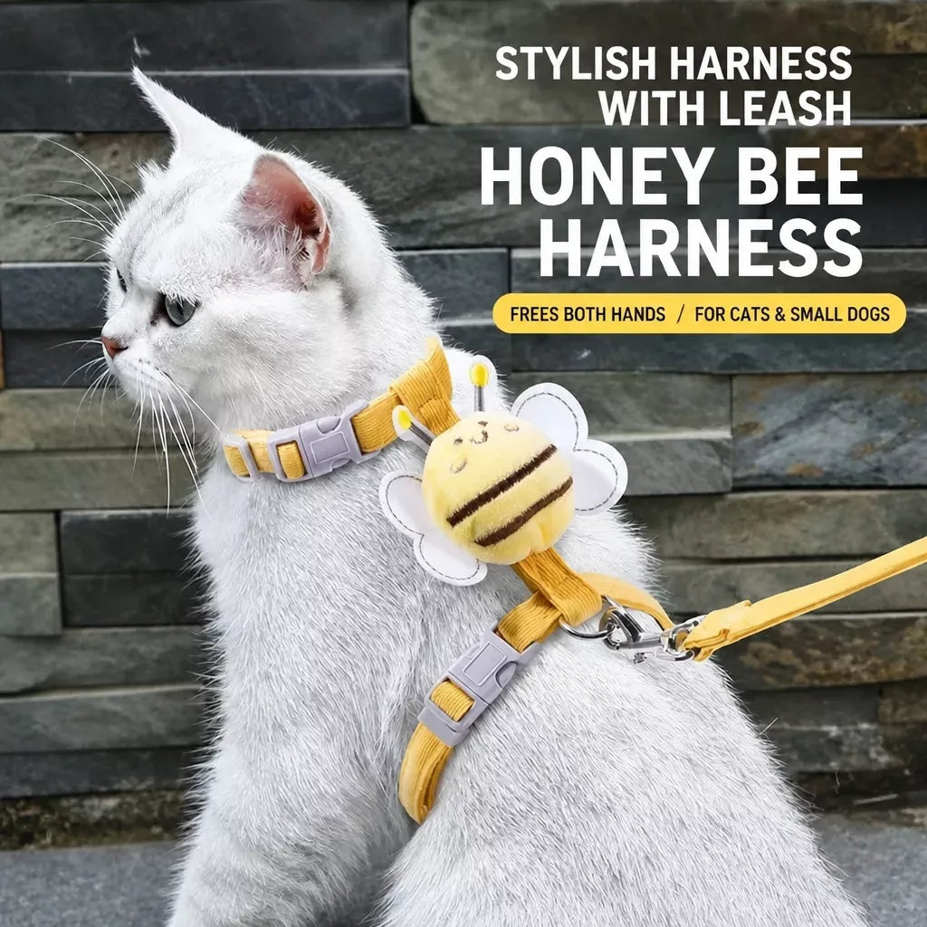 Cat Vest Harness and Leash for Outdoor Walks