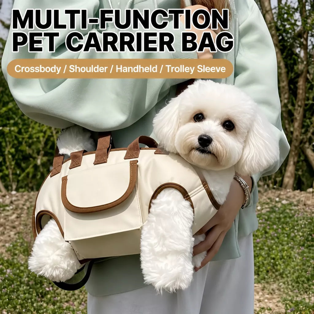 Nylon Pet Carrier Sling Bag for Small Dogs and Cats