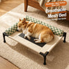 Elevated Pet Cot with Removable Bolster
