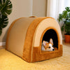 Enclosed Pet Bed House with Removable, Washable Design
