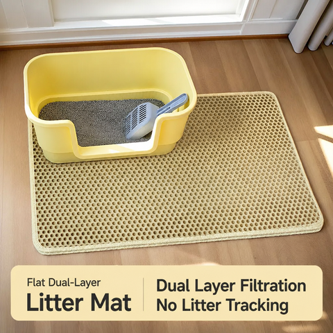 Double-Layer Cut-to-Fit Cat Litter Mat