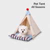 Semi-Enclosed Tent Bed for Cats and Dogs