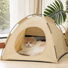 Portable Enclosed Pet Tent Bed for Cats and Small Dogs