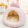 Enclosed Fabric Pet Tent Bed for Cats and Small Dogs