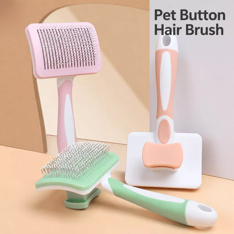 Self-Cleaning Deshedding Comb for Dogs & Cats