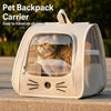 Large Pet Carrier Backpack with Panoramic Window for Cats