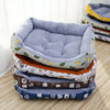 All-Season Padded Rectangular Pet Bed for Dogs & Cats
