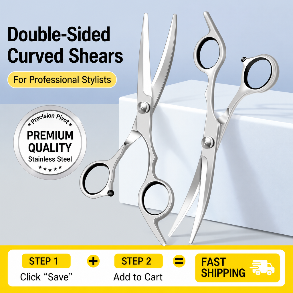 6-Inch Stainless Steel Pet Grooming Scissors Set