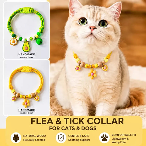 Adjustable Pet Collar with Bell for Cats & Dogs