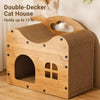 Corrugated Cardboard Cat Scratcher House