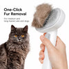 2-in-1 Dog & Cat Grooming Brush for Deshedding and Detangling