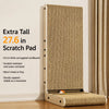 L-Shaped Vertical Kraft Paper Cat Scratcher for Cats