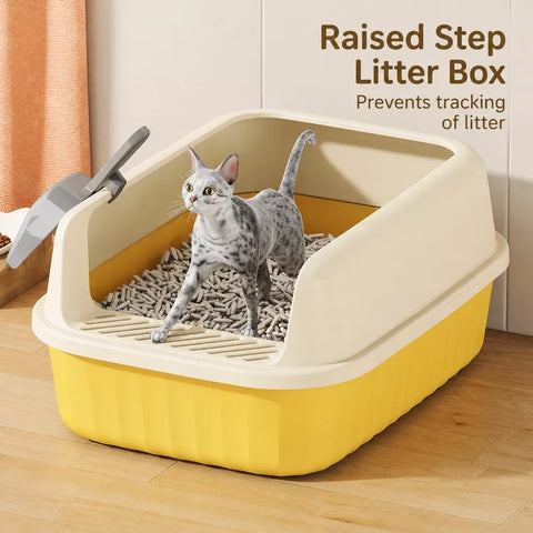 Extra-Large Semi-Enclosed Cat Litter Box p-05685