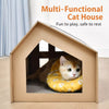 Corrugated Cardboard Cat Scratcher House
