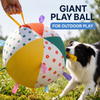 Oversized Interactive Dog Ball for Fetch and Tug-of-War