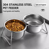 Elevated Stainless Steel Pet Bowl Stand