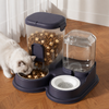Non-Electric Pet Water Dispenser with Integrated Bowl