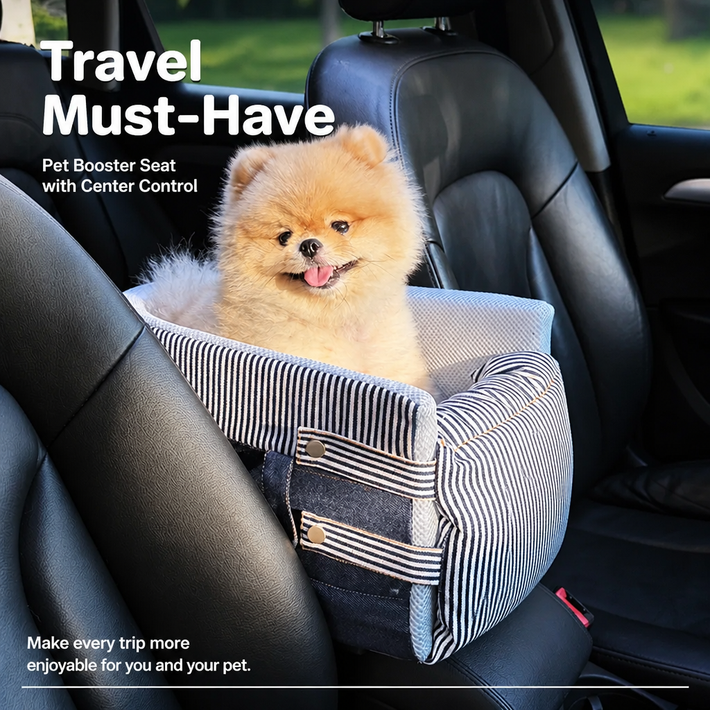 Canvas Pet Car Seat for Small Dogs & Cats