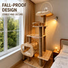 Cat Tree with Hideaway, Scratching Post and Toy