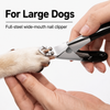 Stainless Steel Dog Nail Clippers with File for Medium & Large Dogs