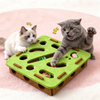 Interactive Plush Cat Toy with Three Bells