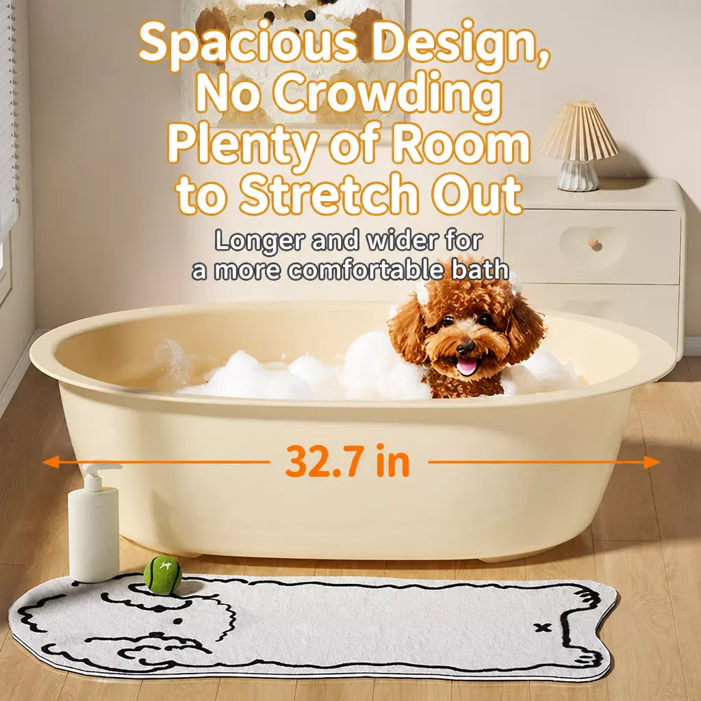 Pet Bath Tub for Small Dogs and Cats