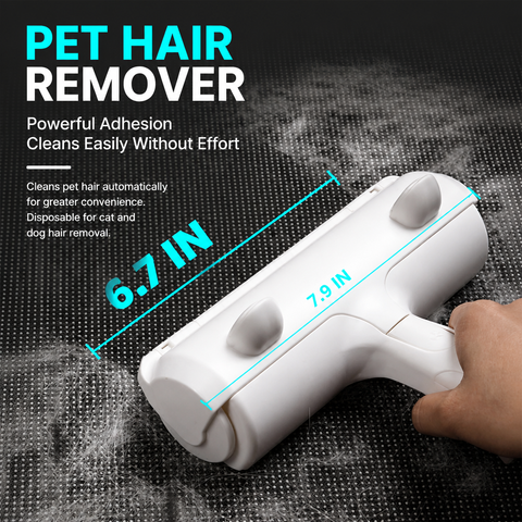 Reusable Pet Hair Remover Roller for Clothing & Upholstery