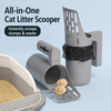 All-in-One Cat Litter Scoop with Waste Bag Holder