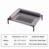 Elevated Faux Leather Pet Bed - p-00149