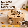 Donut Cat Scratcher Tunnel Bed