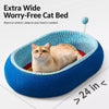 Deep-Profile Cat Scratcher Bed for Scratching and Lounging
