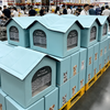 Enclosed Nylon Pet Bed for Cats and Dogs